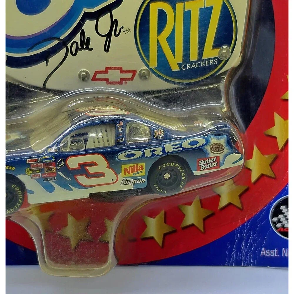 NASCAR Winners Circle Dale Earnhardt Jr #3 Oreo Ritz Autographed Hood 1:64